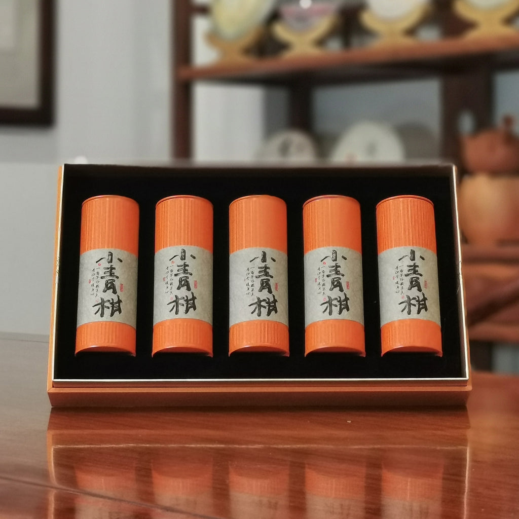 Inner packaging of Xinhui Xiao Qing Gan (Tangerine Pu-erh) Tea