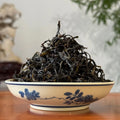 Close-up of Ya Shi Xiang Dan Cong (Duck Shit Aroma) Phoenix Oolong tea sample